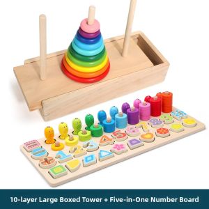 MWZ | 10-Layer Tower of Hanoi Educational Toy for Children