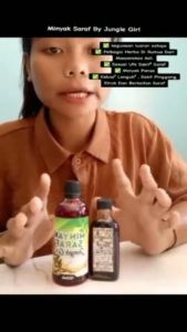 Jungle Girl Moisturizing Herbal Massage Oil - Anti-Aging & Pore Minimizing Aloe Vera & Citrus Scent 100ml