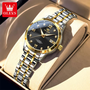 OLEVS | OLEVS 9946 Automatic Woman Watch Fashion Simplicity Ladies Watches Auto Date Waterproof Luminous Womens Mechanical Wristwatches