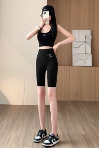 Thunder Lulu Sport Shorts Ice Silk Shaping Fashion Dryfit Breathable Soft Workout Cycling Runing High-waisted shorts