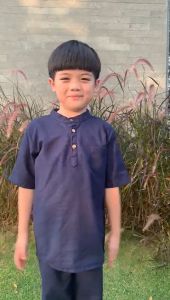 Setelan Koko Anak Hafiz Junior Lucuna Warna Navy Size 2-10 thn