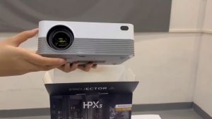 Mini Projector 1080P Full HD 4K Android 10.0 Projector Portable Beamer 8000 Lumens Home Cinema Classroom Office WiFi Wireless Mirror Screen Bluetooth HMDI Mobile TV