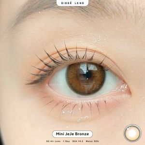 Sisse Lens คอนแทคเลนส์ รายวัน รุ่น Mini JeJe Bronze 5 คู่ : O2 Air Lens