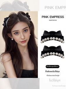 PINK EMPRESS | Puff Hairstyle Bow Hair Clip Forehead Side