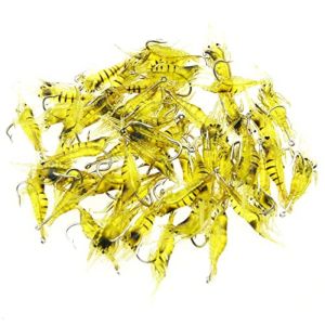 Bộ Mồi Tôm Mềm Có Móc Treo Câu Cá Nước Ngọt & Nước Mặn - Giả Tôm Giải Quyết Cho Cá Hồi Bass Cá Hồi