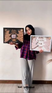 BLACK JAVANES SERIES MAHAR PERNIKAHAN 45X35 | MAHAR CUSTOM KILAT - KADOUNIKSEKALI