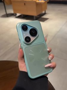 Antishock Matte CD Pattern Magnetic Green Huawei P Series Phone Case