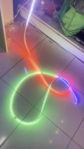 1-10M DC24V RGB5050 Magic Color Horse Racing LED Strip Light Dream Color Light Ceiling Light Decoration Light Wtih Bluetooth Power Adapter