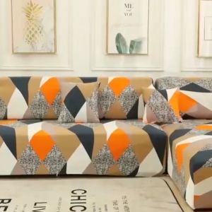 【READY STOCK】Sofa Cover 1/2/3/4 Seater Sofa Cover L Shape Slipcover Stretch Sofa Cushion Cover Protector