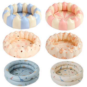 Rooxin Baby Inflatable Swimming Pool Inflatable Pool Baby Retro Blow Up Swimming Pool Family Cute Thickened Water Pool