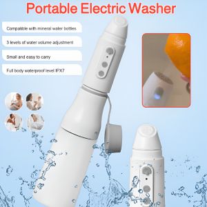 Portable Electric Washer Mini Waterproof Flusher Steady Flow Of Water Butt Washing Artifact For The Elderly Children