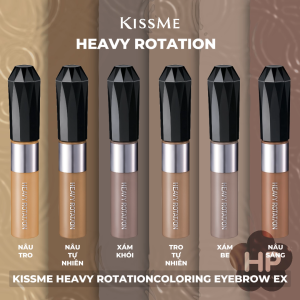 Mascara Chải Đổi Màu Lông Mày Chống Trôi Siêu Bền Kissme Heavy Rotation Coloring Eyebrow Ex 8G ( Màu Nâu Sáng Ex #05 )