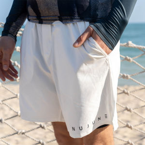 Nu-June | Black Water Stain Long Sleeve Sun-Protective Womens Swimwear