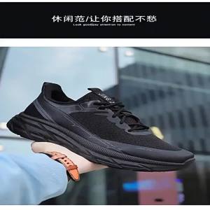 Giày Nam Mùa Mới Giày Chạy Bộ Mặt Lưới Thoáng Khí Giày Thể Thao Dễ Phối Thời Trang Nam Giày Sành Điệu Thường Ngày Đế Dày