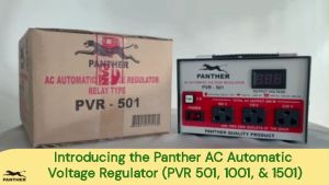 Panther PVR 500/ PVR 501 AVR Relay Type 500 Watts with 100V 110V & 220V AC Output Automatic Voltage Regulator / Voltage Stabilizer with built-in Transformer Proudly Philippine Made