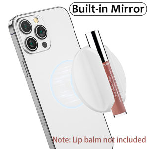 Grippopso Magnetic Cellphone Lipstick Holder Make Up Mirror Lip Blam Phone Stand For IPhone Samsung Universal BracketSmall