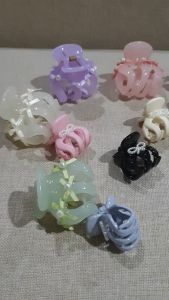 JEPIT / JEDAI / JEPITAN RAMBUT KAMINO / JEPIT PONI / JEPITAN PONI MODEL PITA MUTIARA GLOSSY / JEPIT SALON