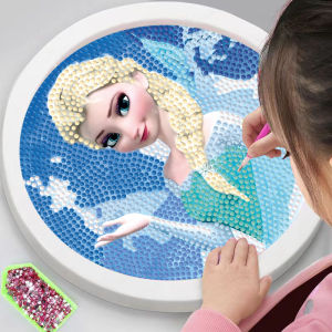 2025 Childrens Diamond Puzzle Toy Educational Toy for Kindergarten Baby Elsa Princess 2 3 6 Years Old Intelligence Toy