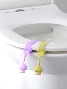 DÂY NÂNG NẮP BỒN CẦU SILICONE COMBO 4 CÁI – DÂY KÉO NẮP TOILET CÓ KHÓA ĐIỀU CHỈNH 24CM DỄ LẮP