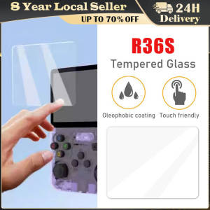 HD Screen Protector for R36S 3.5Inch Player Games Console 9H Hardness Tempered Glass for R36S Handheld Game Console