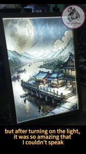 Malaysia Stock AVENGERS Light Photo Painting Decorative Sunshine Living Room Bedroom Wall Table Lamp Night 灯光画  Gift 礼物