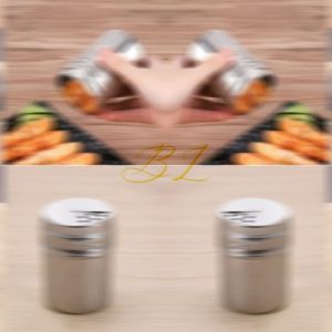 CHAINSHOP 1PC Stainless Steel Seasoning Jar Salt Pepper Herb Shaker