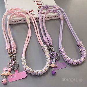 สร้อยคอโทรศัพท์มือถือแบบสามในหนึ่งพร้อมสายสะพายข้างสำหรับกลางแจ้ง สายโซ่ป้องกันการสูญหายสำหรับกล้องดิจิตอล อุปกรณ์เสริมโทรศัพท์มือถือ