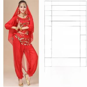 Indian Dance Performance Costume Suit Womens Clothing Adult New Ethnic Dance Yangko Dance Xinjiang Dance Belly Dance Costume