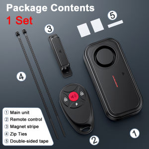 Door And Window Alarm With Led Light  Magnetic Sensor Detector Outdoor Waterproof Fence Security Alarm Sensor for Kid Safety