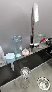 [SG Seller] Kitchen Sink Automatic Cup Washer Rinser Faucet  Rinser Bar Glass Rinser