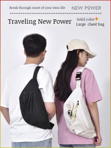 Satchel Lightweighting Large Capacity Mens Chest Bag Large Capacity Chest Bag for Men Rucksacks