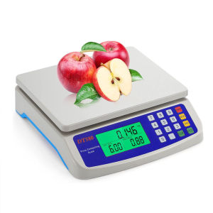 30KG /1G Electronic Scale High-Precision LCD Digital Scale Kitchen Weighing Platform Scale Rechargeable /Battery Food Scales