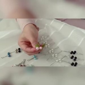 READY STOCK 1pc/3 pcs per set  Muslim Crystal Pearl U shape Klip Tudung Kerongsang Brooch Klip  Peniti Jarum Pin headscarf