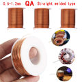 Pure copper enameled wire 0.6-1.2mm cable copper wire enameled wire enameled copper wire coil copper wire 10 meters. 