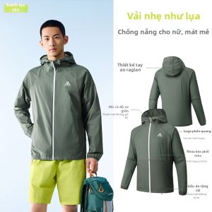 ANTA | Áo Khoác Mỏng Bảo Vệ Chống Nắng Có Mũ Trùm Đầu Cho Nam Mùa Hè