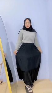 Rok Plisket Susun Rempel Premium: Bahan & Model Terbaru