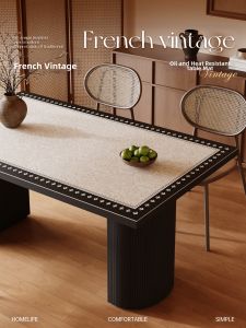 HOUGOUXIANG | Elegant Water And Oil Proof No Wash Tablecloth