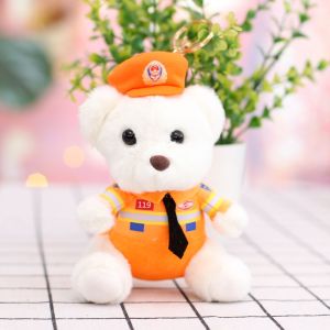 YUANSIQI | Police and Firefighter Themed Teddy Plush Toy