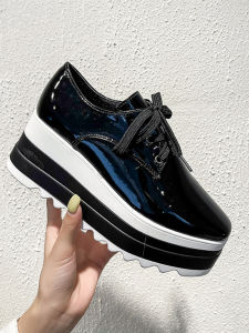 DIANCHA | Thick Sole Breathable Lazy Slip-on Crystal Crepe Casual Shoes