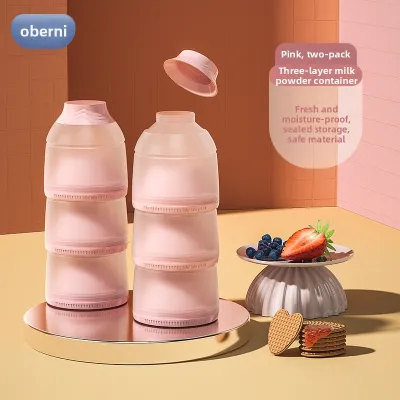 oberni | Portable Baby Formula Container with Sealed Compartments