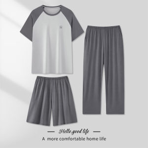Nanjiren | Summer Cool Sensation Mens Sleepwear Set Thin