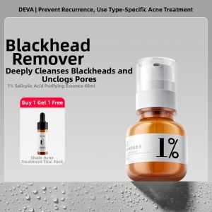 DEVA Salicylic Acid Essence Liquid S3 Blackhead And Acne Removal Pore Cleaning Lightening Marks for Oily Skin Facial Serum