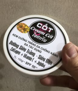 Kem Cốt Kem Body Siêu Trắng Siêu Mịn Chính Hảng Cửu Long 150g