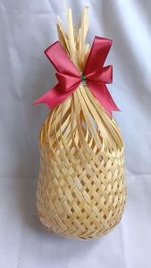 Keranjang bambu mini | keranjang nanas anyaman bambu