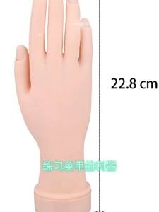 Nail Art Practice Hand Non Slip Base For Tropical Home Studio Acrylic Training