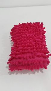 [MYC] Car Vehicle Microfiber Soft Hand Towel Coral Chenille Washing Cleaning (RANDOM COLOUR)