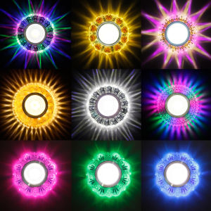 【จัดส่งในพื้นที่】โคมไฟคริสตัล LED โคมไฟทางเดิน โคมไฟทางเดิน โคมไฟติดเพดาน โคมไฟดาวน์ไลท์สำหรับห้องนั่งเล่นในบ้าน โคมไฟติดเพดานสีฝังฝ้า