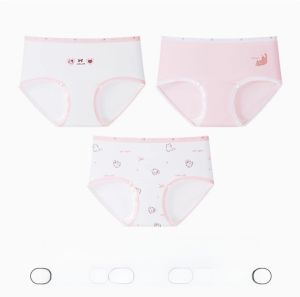 MiiOW | Pure Cotton Triangle Shorts Underwear For Girls Childrens Developmental Period Comfortable Breathable Cotton Butt Not Tightening