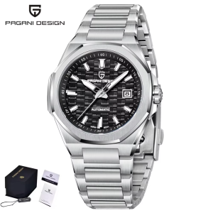 Pagani Design | PAGANI DESIGN 2026 New Men Mechanical Watch Miyota 8215 Retro Business Sapphire Glass Luminous Stainless Steel Reloj Hombre
