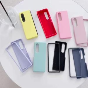 Luxury Liquid Silicone Case for Samsung Galaxy Z Fold 7 6 5 4 3 5G Comfortable Grip Soft Touch Rubber Anti-drop Protective Cover